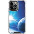 View of a Planet as it Looms in Close Orbit and with Rings iPhone 16 Pro Clear Case