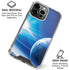 View of a Planet as it Looms in Close Orbit and with Rings iPhone 16 Pro Clear Case