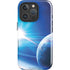 View of a Planet as it Looms in Close Orbit and with Rings iPhone 16 Pro Impact Case