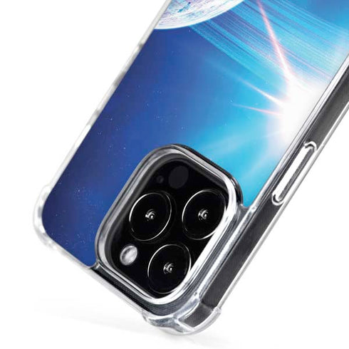 View of a Planet as it Looms in Close Orbit and with Rings iPhone 16 Pro Max MagSafe Case