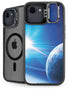 View of a Planet as it Looms in Close Orbit and with Rings iPhone 16e Kickstand Case