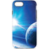 View of a Planet as it Looms in Close Orbit and with Rings iPhone Cases
