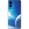 View of a Planet as it Looms in Close Orbit and with Rings Moto G Play 4G (2024) Skin