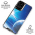 View of a Planet as it Looms in Close Orbit and with Rings Moto G Power 5G (2024) Clear Case
