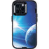 View of a Planet as it Looms in Close Orbit and with Rings Otterbox Defender iPhone Skin