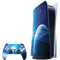 View of a Planet as it Looms in Close Orbit and with Rings PlayStation PS5 Skins