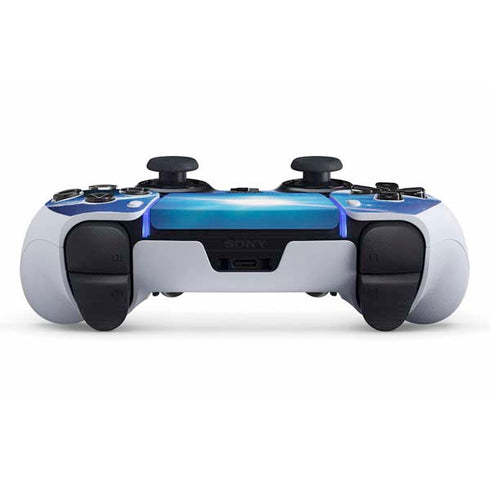 View of a Planet as it Looms in Close Orbit and with Rings PS5 DualSense Edge Pro Controller Skin