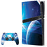 View of a Planet as it Looms in Close Orbit and with Rings PlayStation PS5 Skins