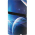 View of a Planet as it Looms in Close Orbit and with Rings PS5 Pro Disk Console Skin