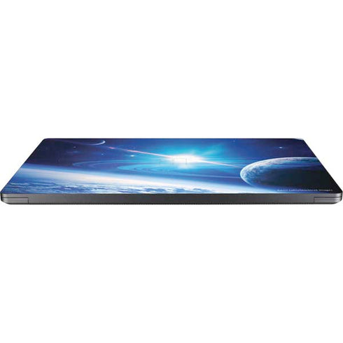 View of a Planet as it Looms in Close Orbit and with Rings Surface Laptop 7 15in Skin