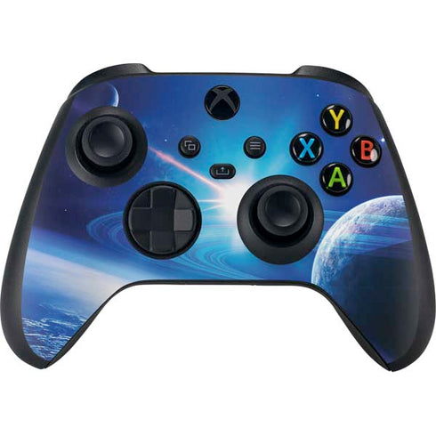 View of a Planet as it Looms in Close Orbit and with Rings XBox Series X Digital Edition Bundle Skin