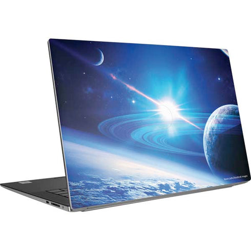 View of a Planet as it Looms in Close Orbit and with Rings Dell XPS Skin