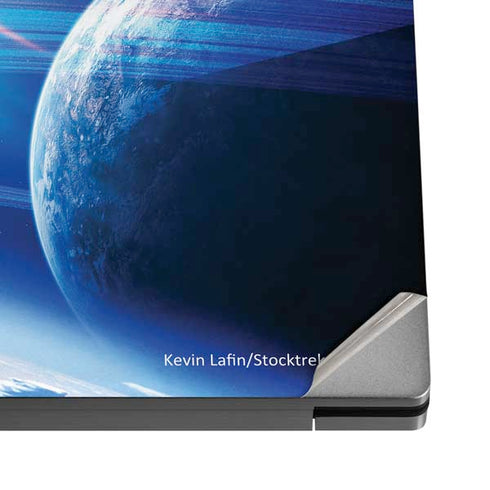 View of a Planet as it Looms in Close Orbit and with Rings Dell XPS Skin