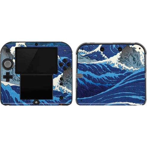 View of the Naruto whirlpools at Awa by Hiroshige Nintendo Skins