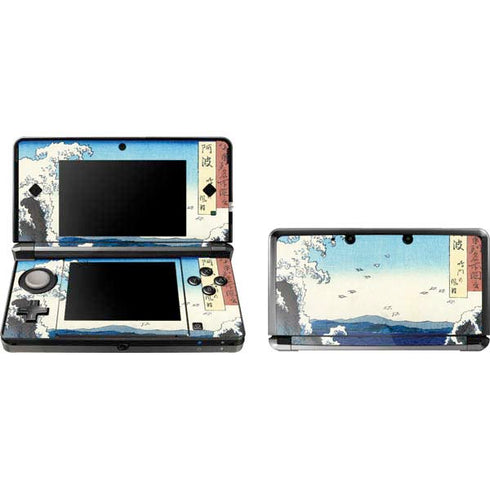 View of the Naruto whirlpools at Awa by Hiroshige Nintendo Skins