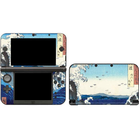 View of the Naruto whirlpools at Awa by Hiroshige Nintendo Skins