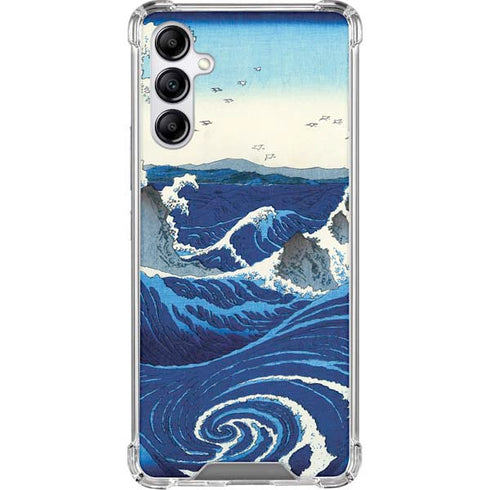 View of the Naruto whirlpools at Awa by Hiroshige Gabb Phone 4 Clear Case
