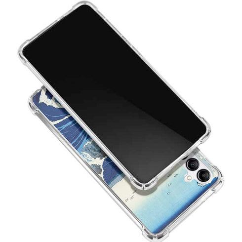 View of the Naruto whirlpools at Awa by Hiroshige Galaxy A16 5G Clear Case