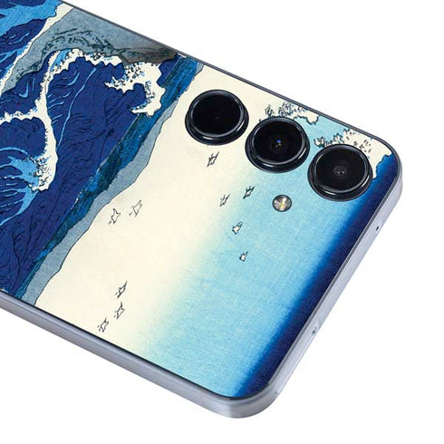 View of the Naruto whirlpools at Awa by Hiroshige Galaxy A35 5G Skin