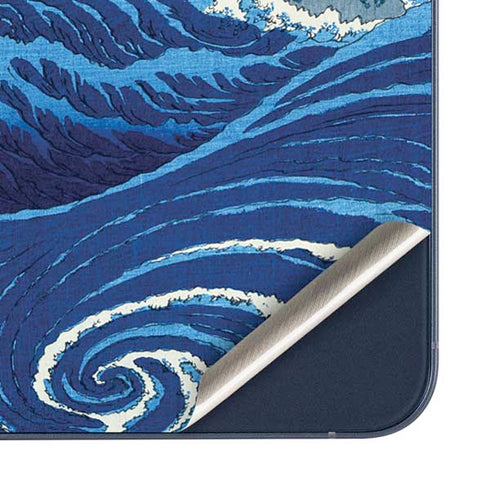 View of the Naruto whirlpools at Awa by Hiroshige Galaxy A35 5G Skin