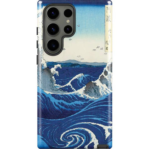 View of the Naruto whirlpools at Awa by Hiroshige Galaxy S23 Ultra Pro Case