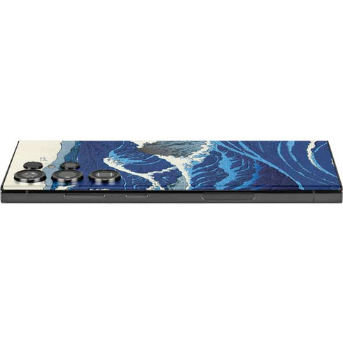 View of the Naruto whirlpools at Awa by Hiroshige Galaxy Skins