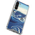 View of the Naruto whirlpools at Awa by Hiroshige Galaxy S24 FE Clear Case