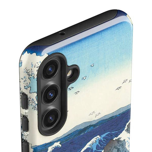 View of the Naruto whirlpools at Awa by Hiroshige Galaxy S25 Impact Case