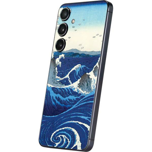 View of the Naruto whirlpools at Awa by Hiroshige Galaxy S24 Plus Skin