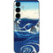 View of the Naruto whirlpools at Awa by Hiroshige Galaxy S25 Skin
