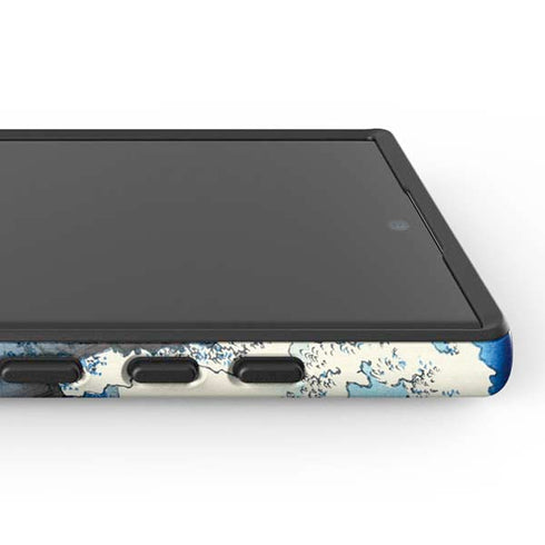 View of the Naruto whirlpools at Awa by Hiroshige Galaxy S25 Ultra Impact Case