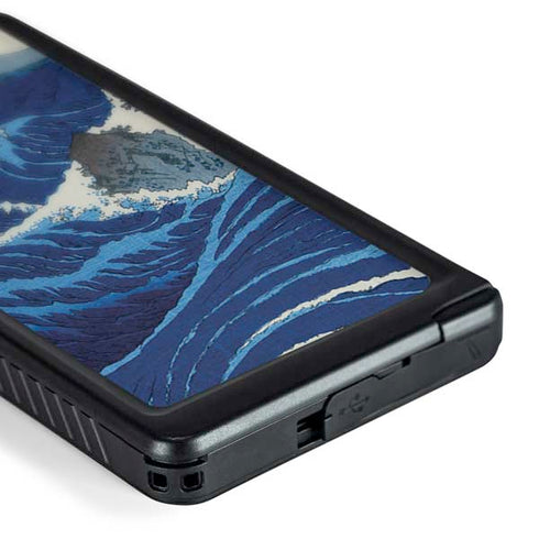 View of the Naruto whirlpools at Awa by Hiroshige Galaxy S24 Ultra Waterproof Case