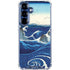 View of the Naruto whirlpools at Awa by Hiroshige Galaxy S25 Clear Case