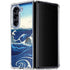 View of the Naruto whirlpools at Awa by Hiroshige Galaxy Z Fold5 5G Clear Case