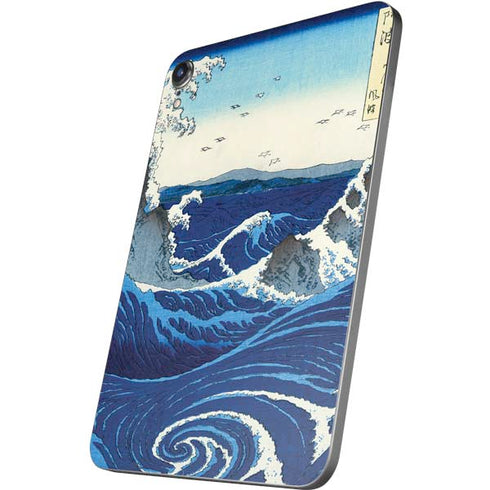 View of the Naruto whirlpools at Awa by Hiroshige Apple iPad Mini Skin