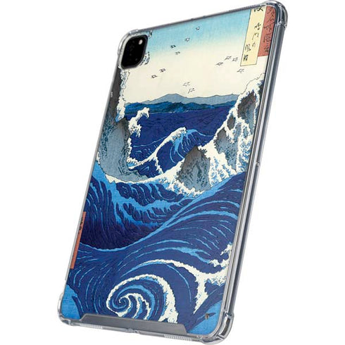 View of the Naruto whirlpools at Awa by Hiroshige iPad Cases