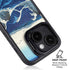 View of the Naruto whirlpools at Awa by Hiroshige iPhone 13 Kickstand Case