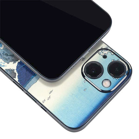 View of the Naruto whirlpools at Awa by Hiroshige iPhone Skins