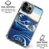 View of the Naruto whirlpools at Awa by Hiroshige iPhone 16 Pro Clear Case