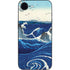 View of the Naruto whirlpools at Awa by Hiroshige iPhone 16e Skin