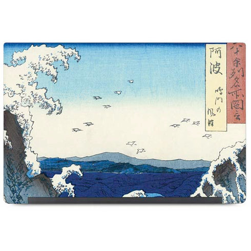 View of the Naruto whirlpools at Awa by Hiroshige Dell Latitude Skin