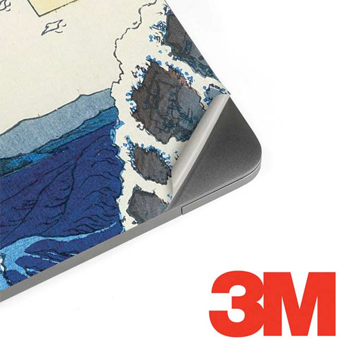 View of the Naruto whirlpools at Awa by Hiroshige MacBook Skins