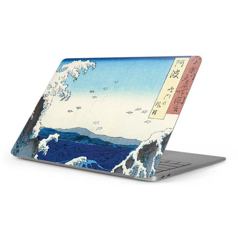 View of the Naruto whirlpools at Awa by Hiroshige Apple MacBook Pro 16-inch Skin