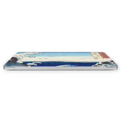 View of the Naruto whirlpools at Awa by Hiroshige Apple MacBook Pro 16-inch Skin
