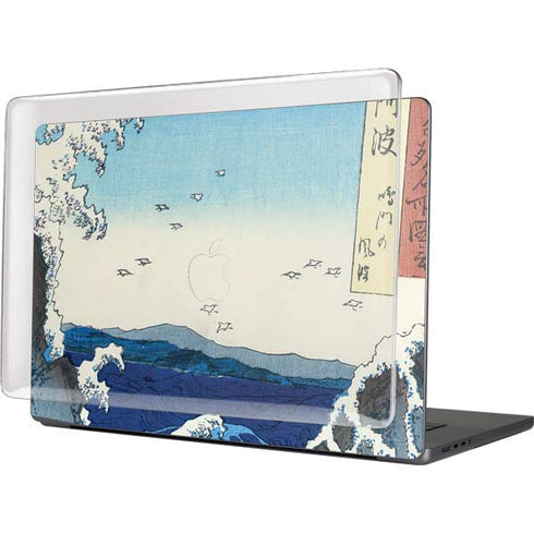 View of the Naruto whirlpools at Awa by Hiroshige MacBook Cases