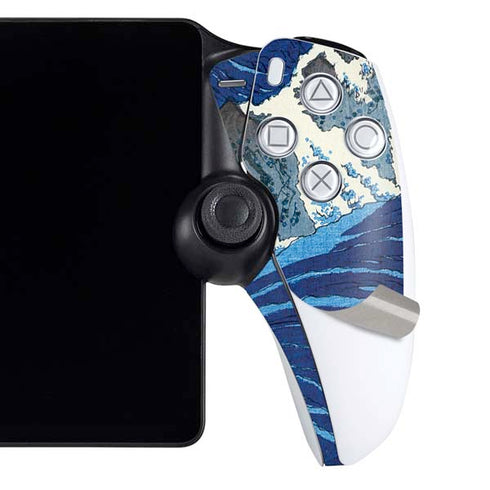 View of the Naruto whirlpools at Awa by Hiroshige PlayStation Portal Remote Player Skin