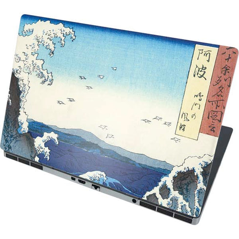 View of the Naruto whirlpools at Awa by Hiroshige Dell Precision Skin