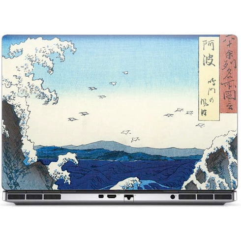 View of the Naruto whirlpools at Awa by Hiroshige Dell Precision Skin