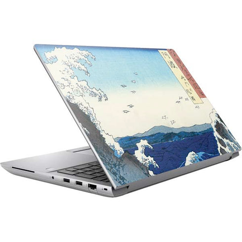 View of the Naruto whirlpools at Awa by Hiroshige HP ZBook Fury 16 G10 Skin