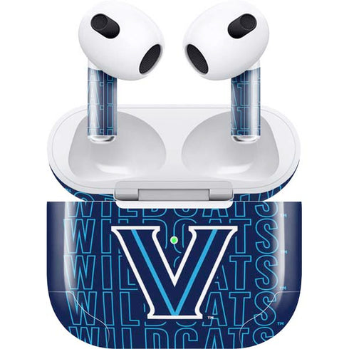 Villanova University Logo Large Apple AirPods (3rd Gen 2021) Skin